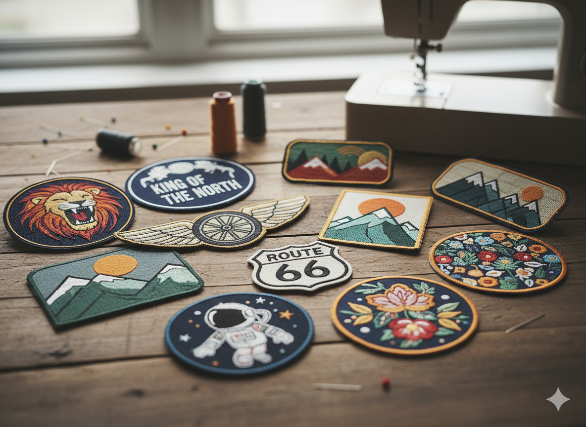 Custom woven and embroidered patches